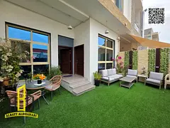 Luxury Fully Furnished 4 Bedroom Townhouse with Private Roof for Rent in Al Zahya | AED 110K