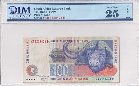 South Africa Banknote 100 Rand 1999 DIM 40AED