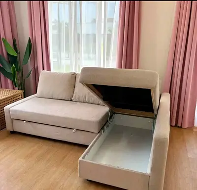 Stylish L-Shaped Sofa bed with Storage