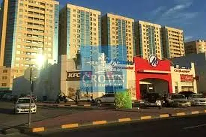 Best Offer!! Vacant 2 Bedroom Hall w balcony, open road view and parking n Madarin Tower Garden City Ajman