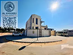 Corner villa with modern finishing and a large area, located in Al-Haliou 2 area, close to all servi