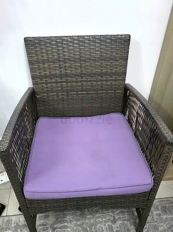 Comfortable Outdoor Woven Chair with Cushion