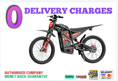 Wind Horse Y1 Electric Dirt Bike, 1 Year Warranty