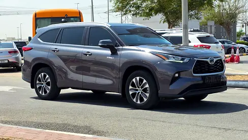 2023 TOYOTA HIGHLANDER HYBRID | GCC SPEC | DRIVEN 10,966 KM ONLY | 7 SEAT