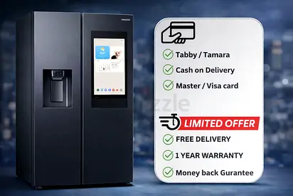 Samsung RS90F66B1FA Side-by-Side Refrigerator – 614L  Brand New  1-Year Warranty