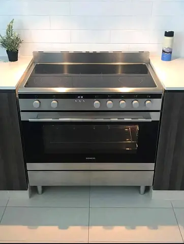 .Model Siemens 90×60 cm 5 Hobs Full Electric Ceramic Cooker Range Size 90cm