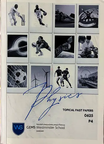 Cambridge IGCSE Physics (0625) Topical Paper 4 Past Papers combined - 488 Pages