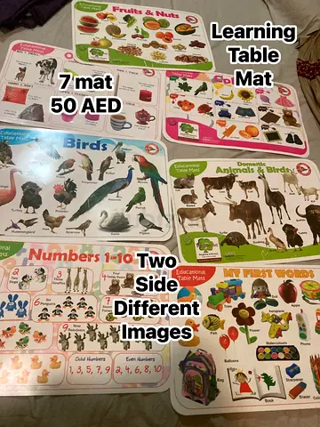 Learning Table Mat for kids