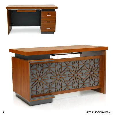 Stylish Wooden Study Table with Storage