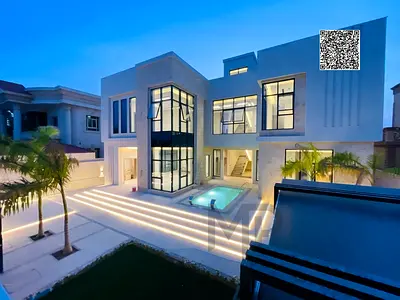 Villa with all electricity and water fees included, on the main street, ready to move in, in one of Ajman's most prestigious areas. Freehold ownership