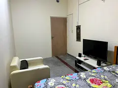 Spacious Partition Room with LED TV for Indian Couples or Working Ladies with Balcony