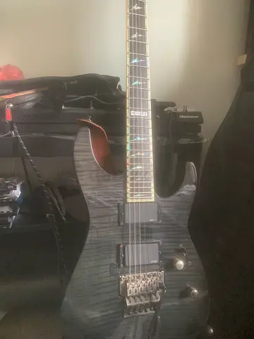 As new ltd m-1000 electric guitar delux special edition