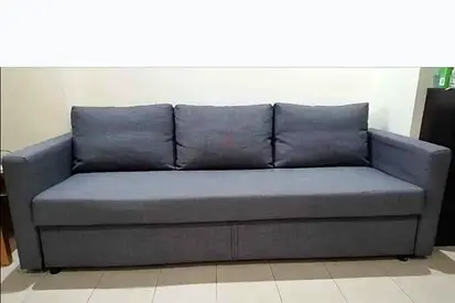 Comfortable Grey Sofa bed with Storage