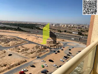 1BHK FOR RENT IN FORTUNE TOWERS , TOWER C1 , EMIRATES CITY , AJMAN , WITH PARKING , WITH BALCONY , OPEN KITCHEN , PARTIAL VIEW , WELL MAINTAINED FLAT