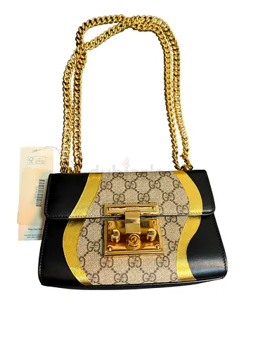 Authentic GUCCI Large GG Supreme Osiride Padlock Crossbody