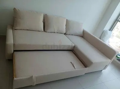 Comfortable Beige Sofa Bed for Sale