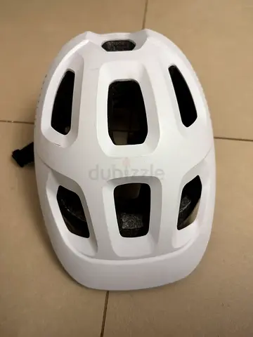 White Cycling Helmet
