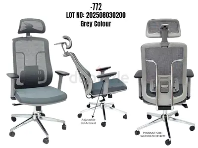 Ergonomic Office Chair in Grey