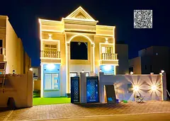A unique opportunity to own a villa with an elegant classic design, a swimming pool, and spacious ar