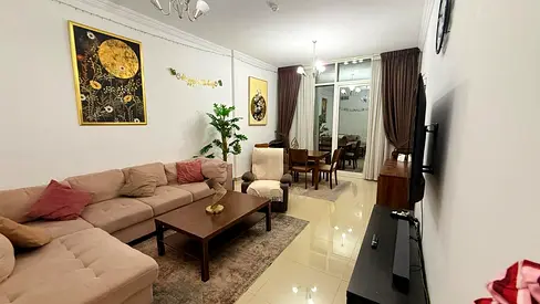 Two-bedroom apartment with a living room in Rital Tower