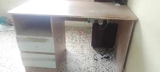 Wooden Study Table with Drawers