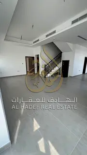 Modern villa (first occupancy) in Al Hooshi | 5 master bedrooms | Large terrace and central air cond