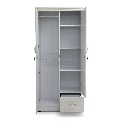 Stylish White Wardrobe with Ample Storage