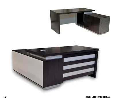 Modern Office Desk with Storage