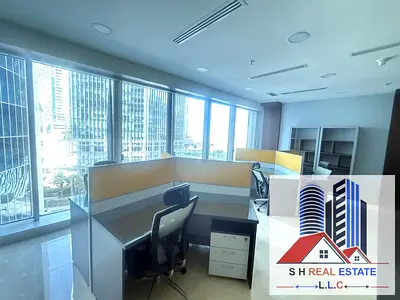 مكتب مفروش | برج بيرلينجتون | إطلالة على وسط المدينة