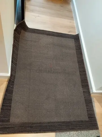 Solid Color Area Rug in Brown Home Centre Henley Rug 120 x 160 cm