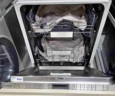 Gaggenau DF480162 is a fully-integrated built-in dishwasher from the Gaggenau “400-series