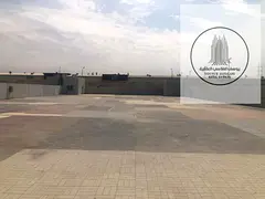 Fenced Yard for Rent 20000 Sqft Main Road Great Price Al Sajaa Industrial