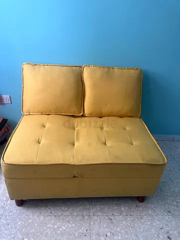 Sofa Bed - Convertible 2 seater Fabric Multi Position Sofa Bed in good condition