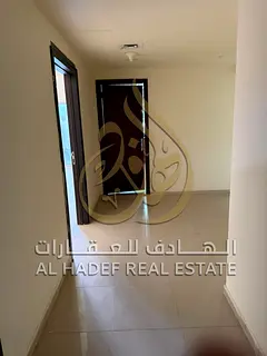 Apartment for rent in Al Taawun Tower 1, first row on the Corniche, 2 bedrooms with separate hall, d