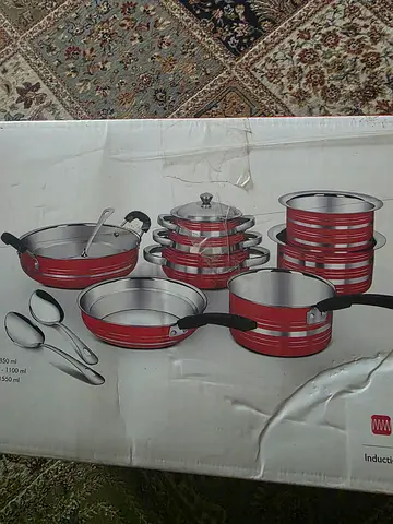 14pc Cookware Set. Brandnew. Unused. AED 95 Only.  Free Delivery.