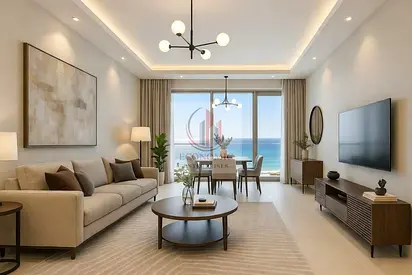 20% Discount | Fully Furnished 2 Bedroom Apartment with Maid Room and Sea View in Al Ghaf Tower