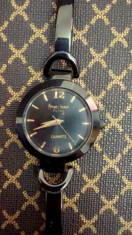 American Swing Black Quartz Watch