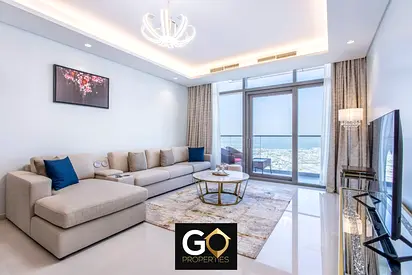 High-Floor 2BR | Sea & Burj View | Furnished Apartment