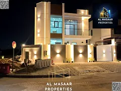 Luxury villa in Al Helio 2, Ajman, ready for immediate occupancy with high-end finishes and spacious