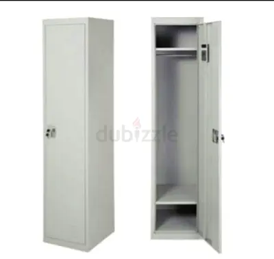 Tall Grey Wardrobe