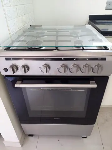Vestel F66G40X Gas-Cooker 4-Burner Full-Safety, Stainless-Steel Cooker, Gas Oven FREE DELIVERY +WARR