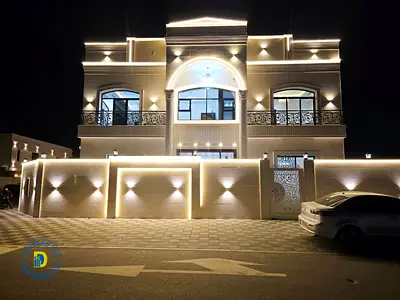 Prime location in Al-Haliou 2, luxurious corner villa with 5 rooms and a roof terrace, registration fees included.