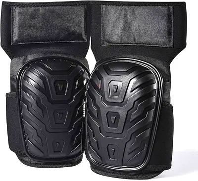 Professional Knee Pads for Work - Heavy Duty Foam Padding Gel Construction Knee Pads