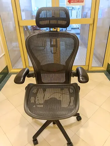 For selling Herman Miller Aeron Chair Type B And C with headrest