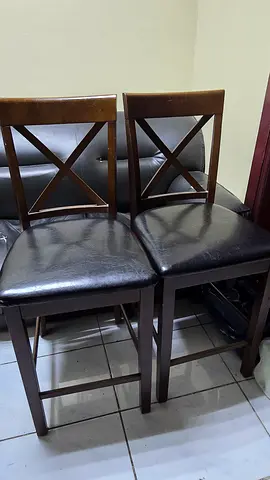 Pair of Wooden Bar Stools