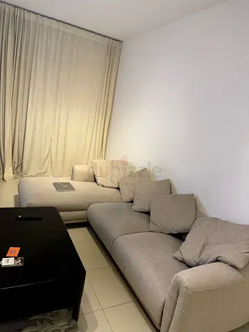 Contemporary Beige Sectional Sofa