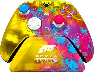 Microsoft Xbox Series X/S/One Forza Horizon 5 Limited Edition Wireless Controller with charger stand