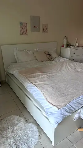 Ikea Malm Queen size bed with mattress available in perfect condition