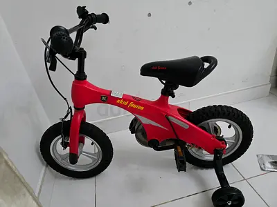 Childrens Red Bicycle