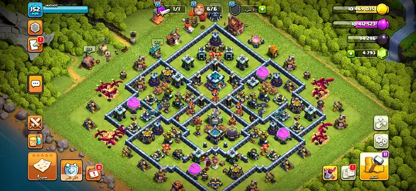 حساب كلاش تاون 13 ماكس | 4790 جوهرة | 6 عمال
Clash of Clans TH13 Max | 4790 Gems | 6 Builders